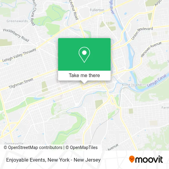 Enjoyable Events map