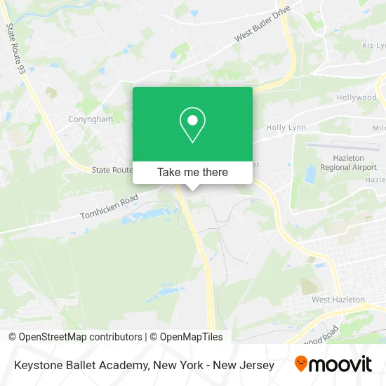Keystone Ballet Academy map