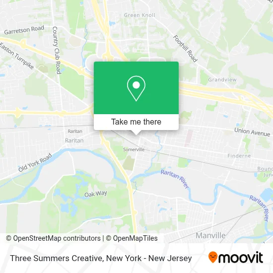 Three Summers Creative map