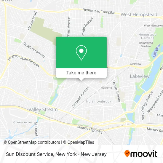 Sun Discount Service map