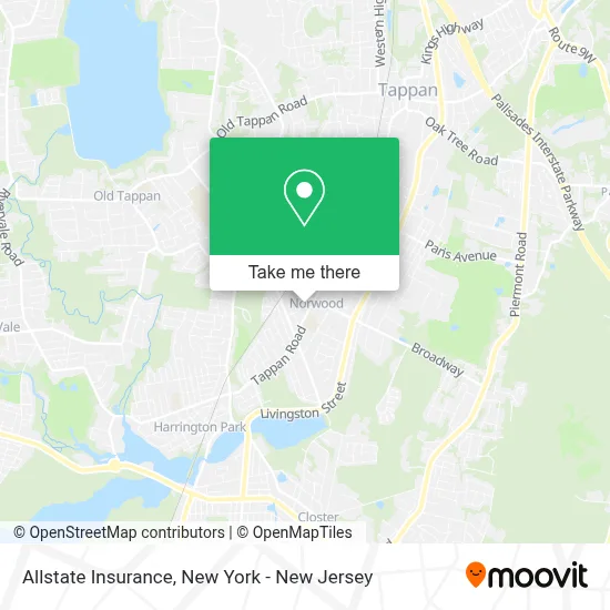 Allstate Insurance map