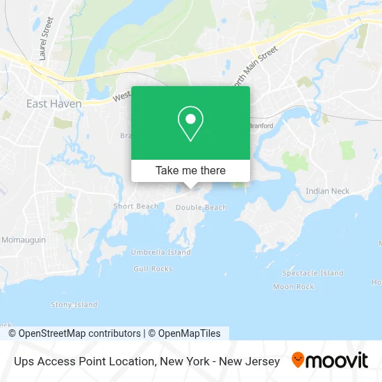 Ups Access Point Location map