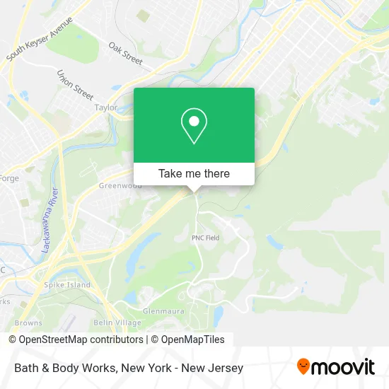 Bath & Body Works map