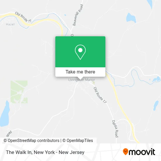 The Walk In map
