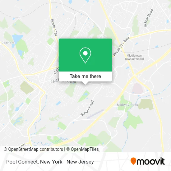 Pool Connect map