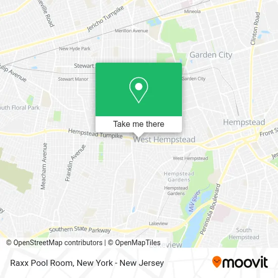 Raxx Pool Room map