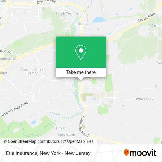 Erie Insurance map