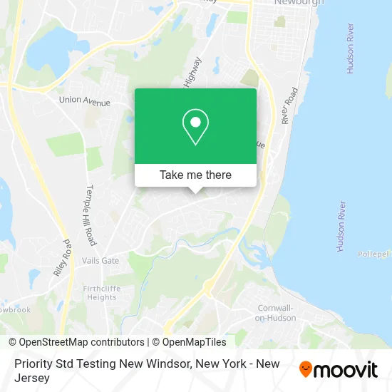 Priority Std Testing New Windsor map