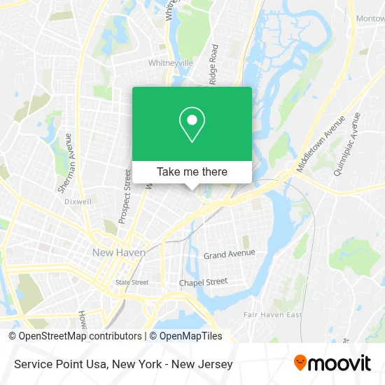Service Point Usa map