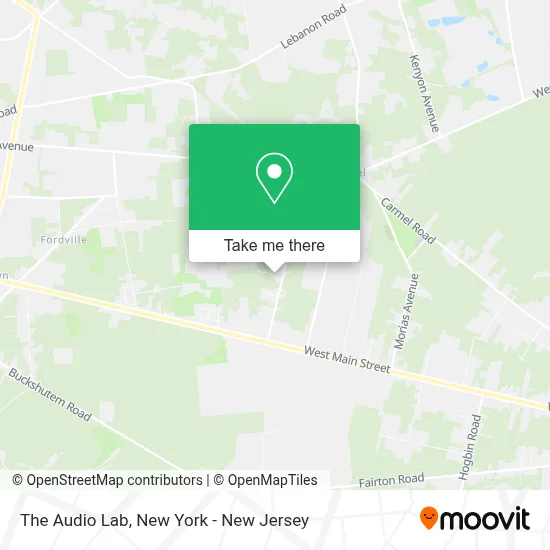 The Audio Lab map
