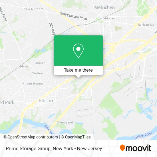 Prime Storage Group map