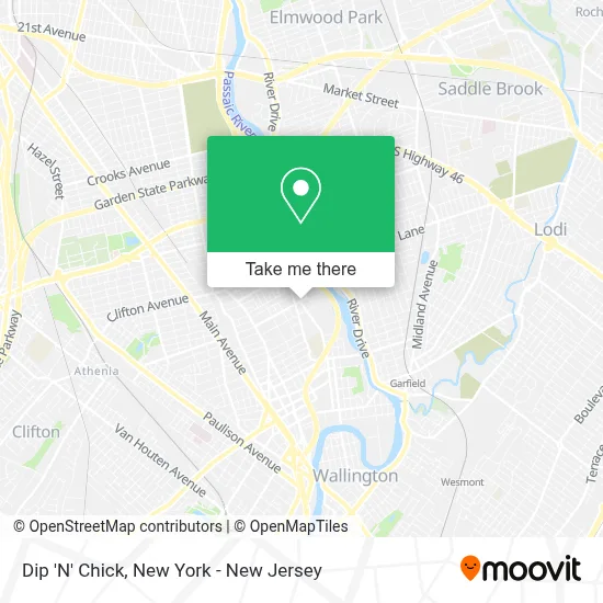 Dip 'N' Chick map