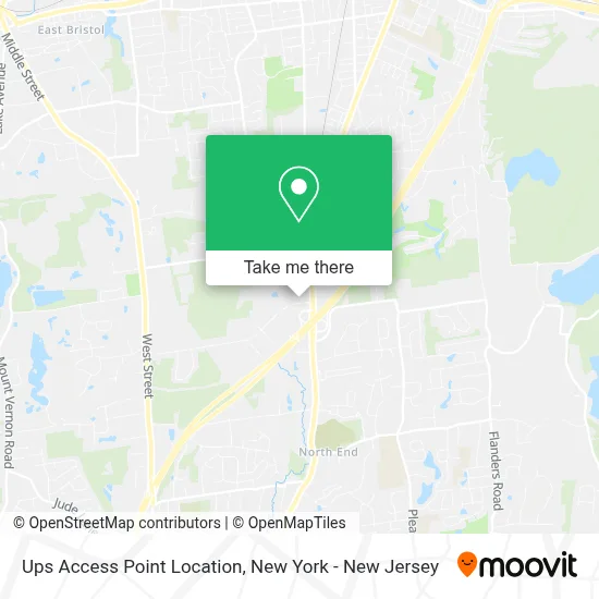 Ups Access Point Location map