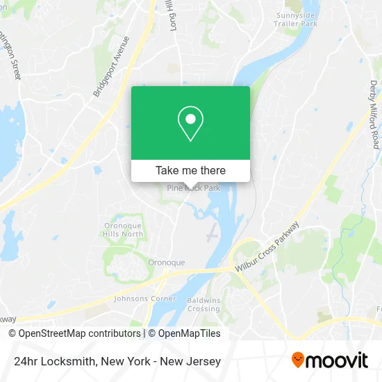 24hr Locksmith map