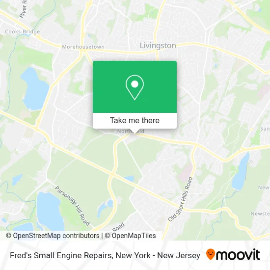Fred's Small Engine Repairs map