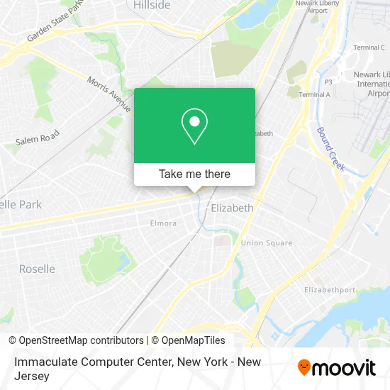 Immaculate Computer Center map