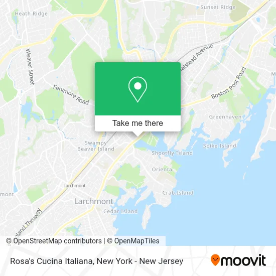 Rosa's Cucina Italiana map