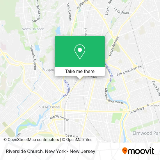 Riverside Church map