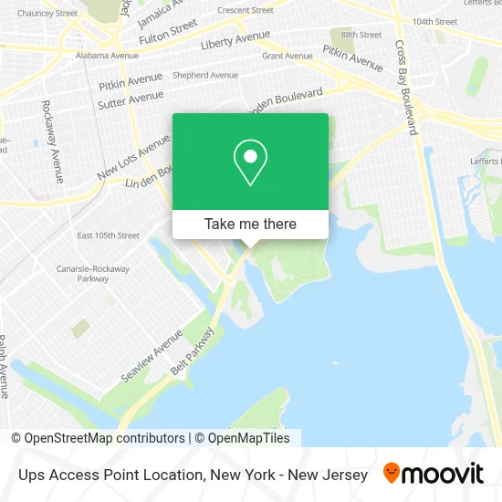 Ups Access Point Location map
