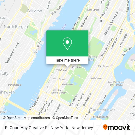 R. Couri Hay Creative Pr map