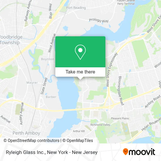 Ryleigh Glass Inc. map