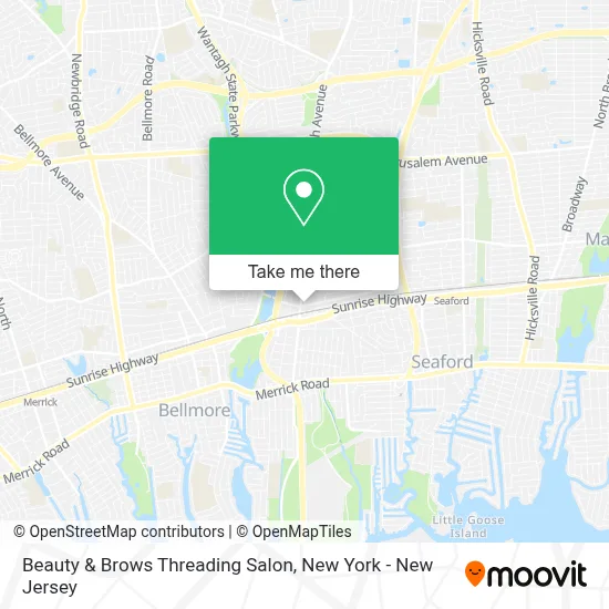 Beauty & Brows Threading Salon map