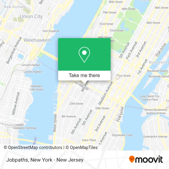 Jobpaths map