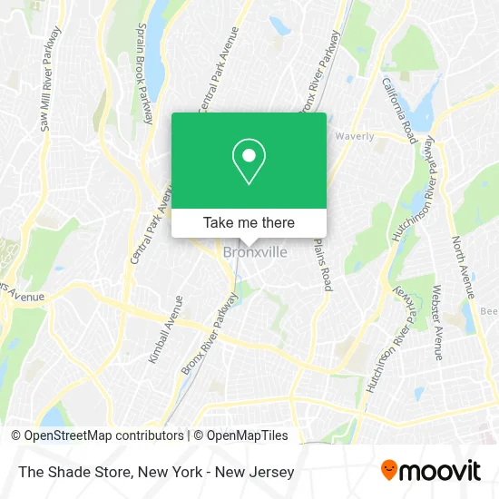 The Shade Store map