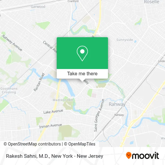 Rakesh Sahni, M.D. map
