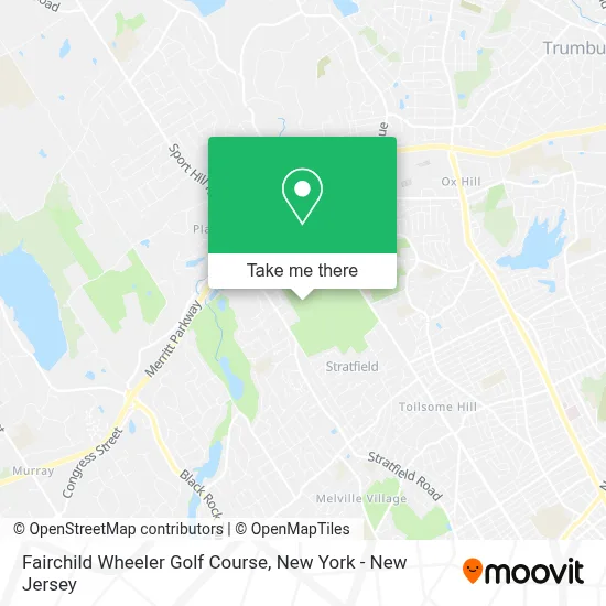 Fairchild Wheeler Golf Course map