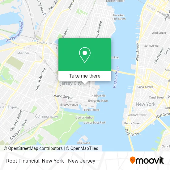 Root Financial map