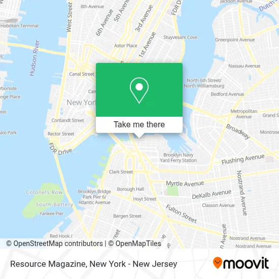Resource Magazine map