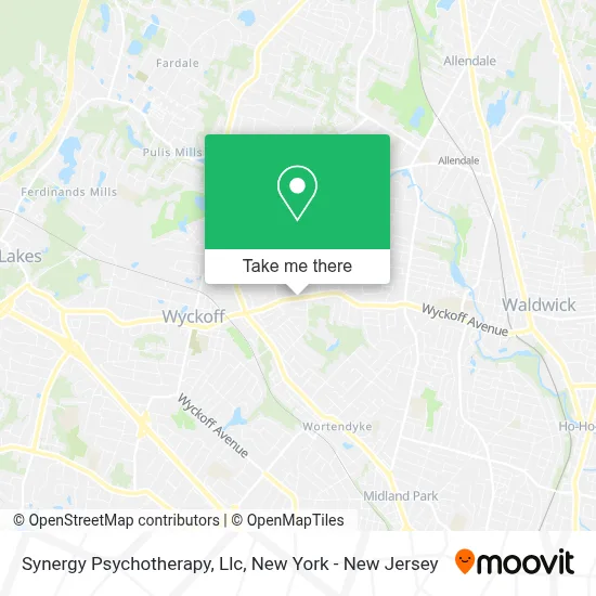 Synergy Psychotherapy, Llc map