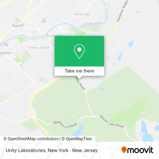 Unity Laboratories map