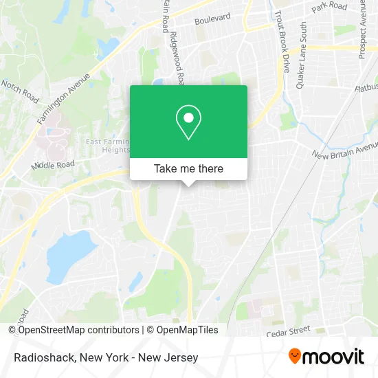 Radioshack map