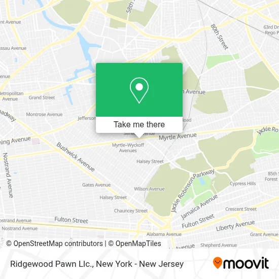 Ridgewood Pawn Llc. map