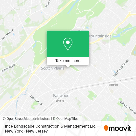 Ince Landscape Construction & Management Llc map
