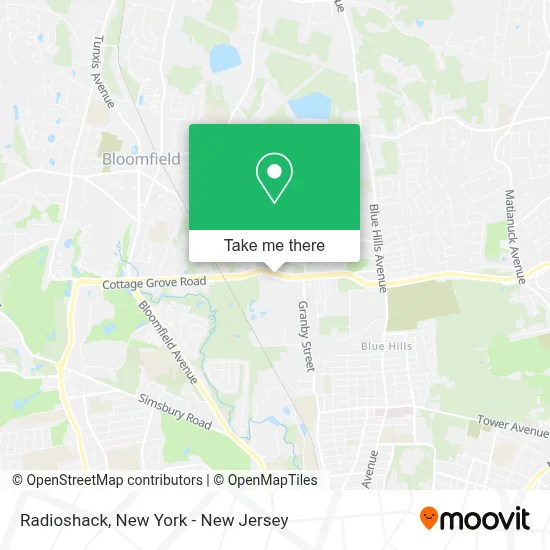 Radioshack map
