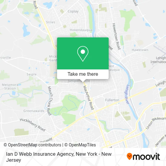 Ian D Webb Insurance Agency map