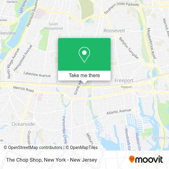The Chop Shop map