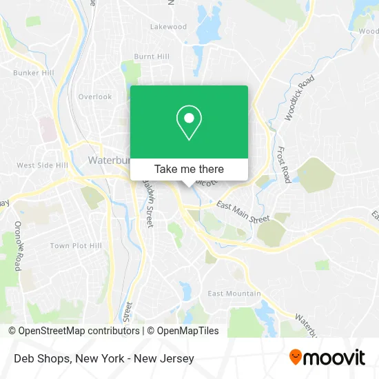 Deb Shops map