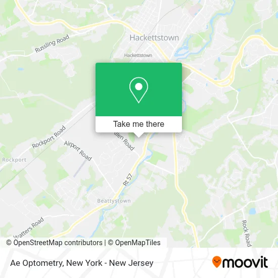 Ae Optometry map