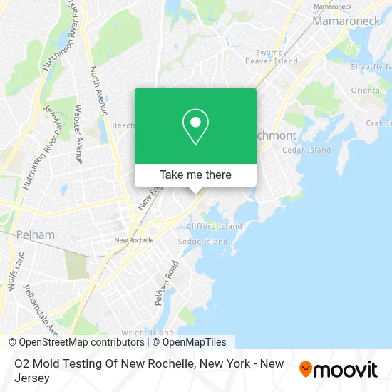O2 Mold Testing Of New Rochelle map