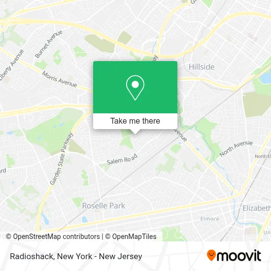 Radioshack map