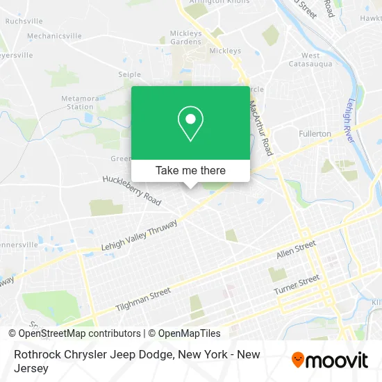 Rothrock Chrysler Jeep Dodge map