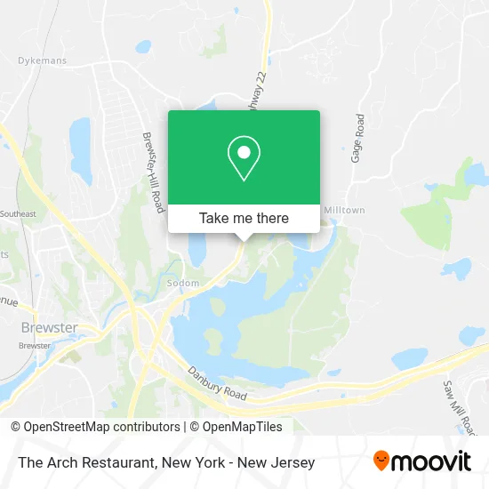 The Arch Restaurant map