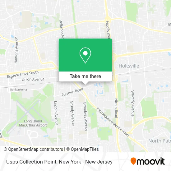 Usps Collection Point map
