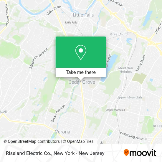 Rissland Electric Co. map