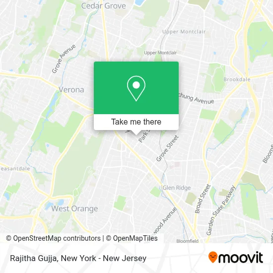 Rajitha Gujja map