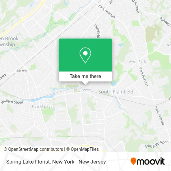 Spring Lake Florist map